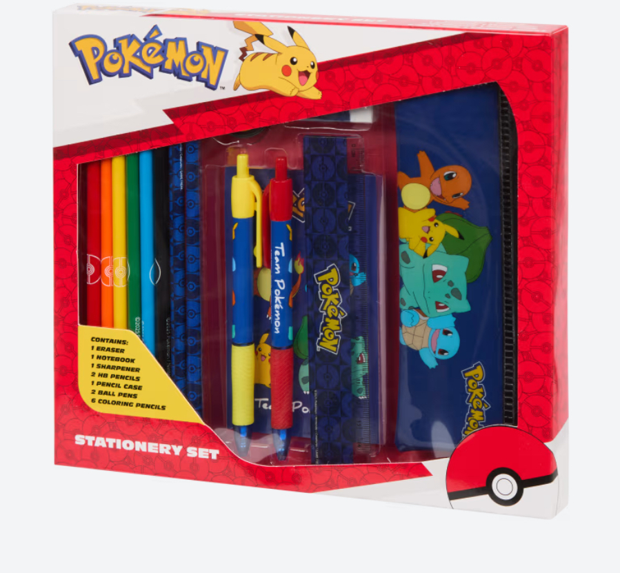 Pokémon Stationery Set (Školní sada Pokémon) 14ks