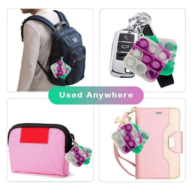 Pop It klíčenka Mickey červený