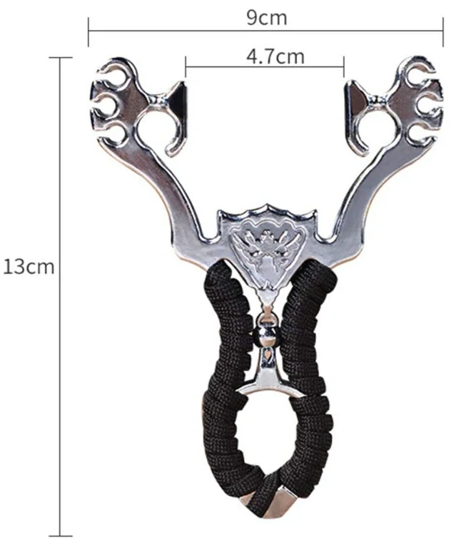 Kovový prak s trojgumou 