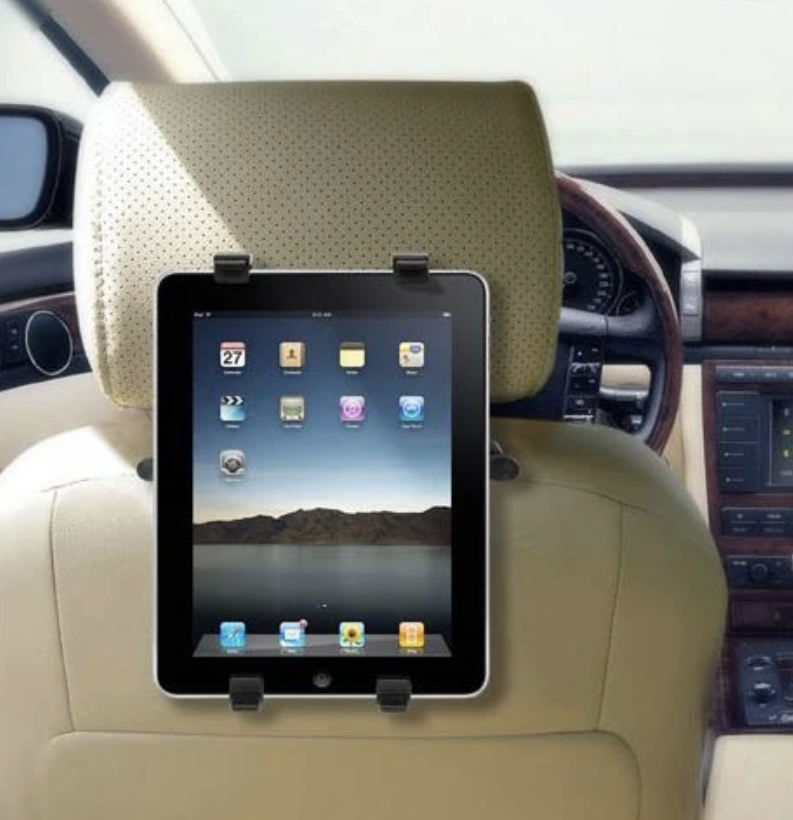 Držák na iPad / tablet do auta – upevnění na opěrku hlavy