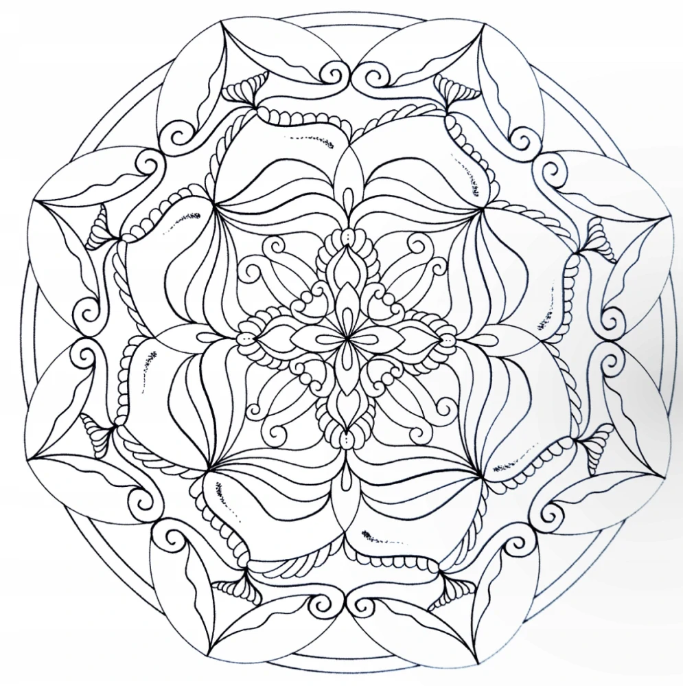Mandala Fun – antistresová omalovánka pro dospělé (72 motivů)