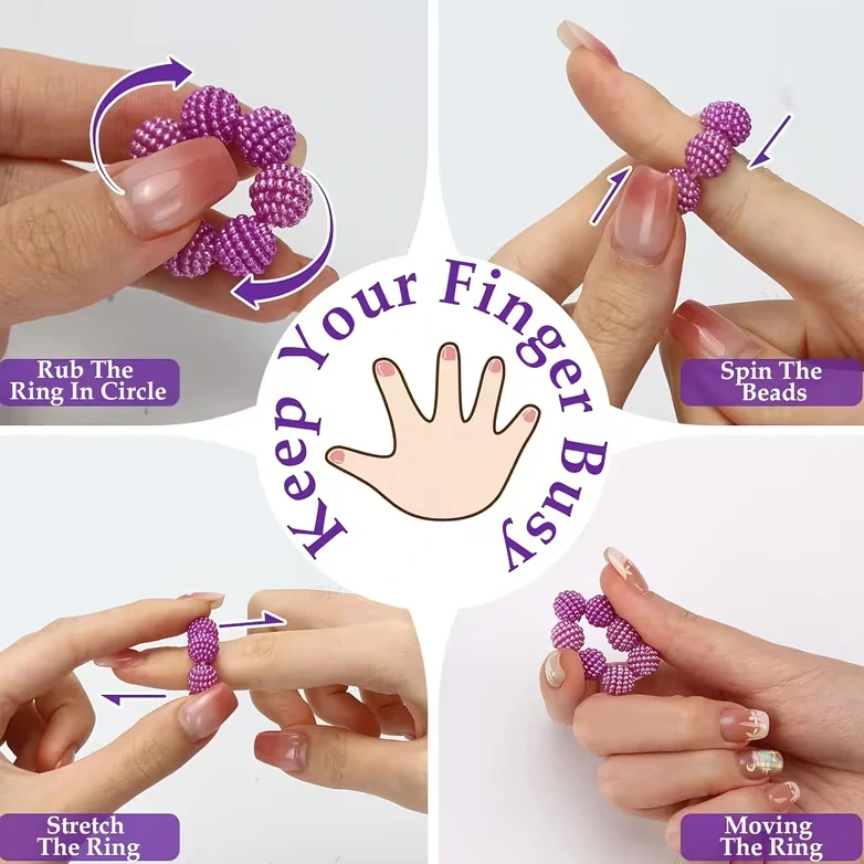 Smyslové akupunkturní prsteny 1 ks