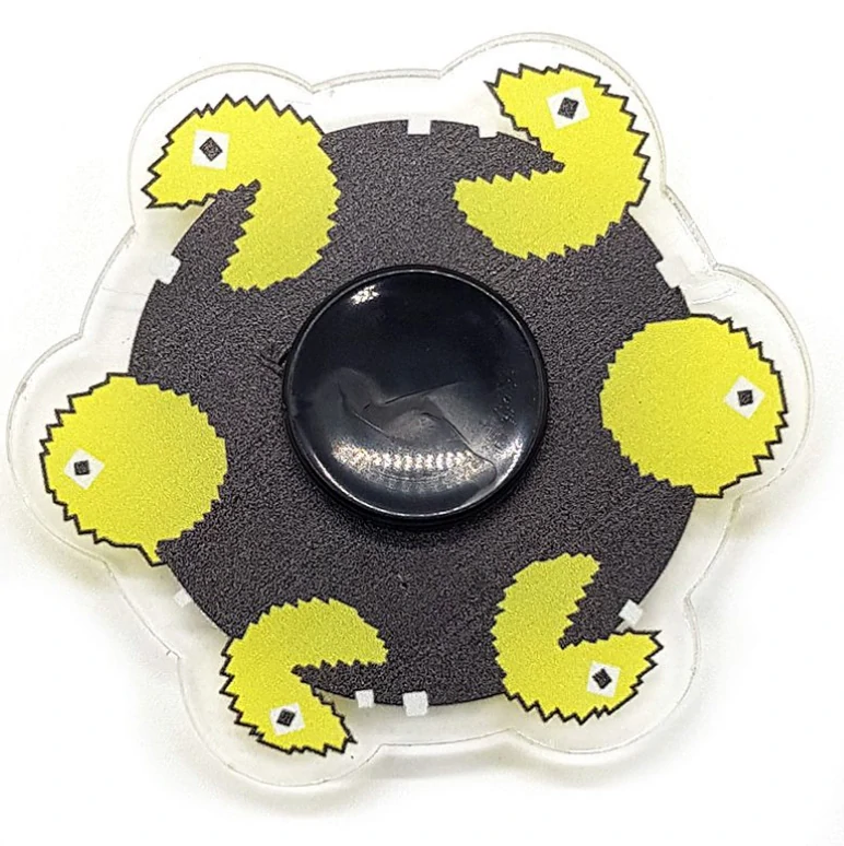 Fidget Spinner 6tiramenný animovaný Pac Man