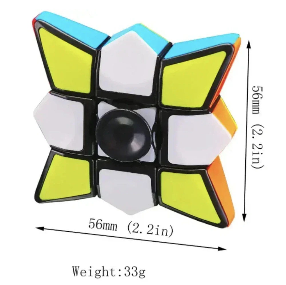 FIDGET SPINNER Cube Fanxin 1x3x3 černý