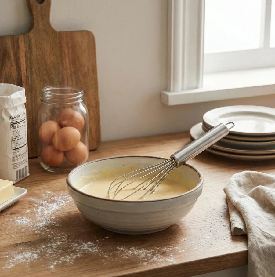 Nerezová metlička na vejce 25 cm