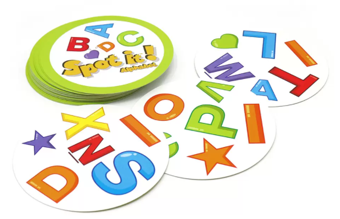 Dobble- Spot it! Alphabet ABCD