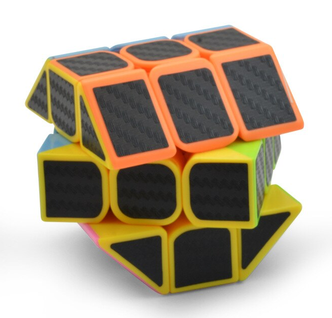 Rubikova kostka Octagonal Barrel 3x3 Magic Cube Carbon