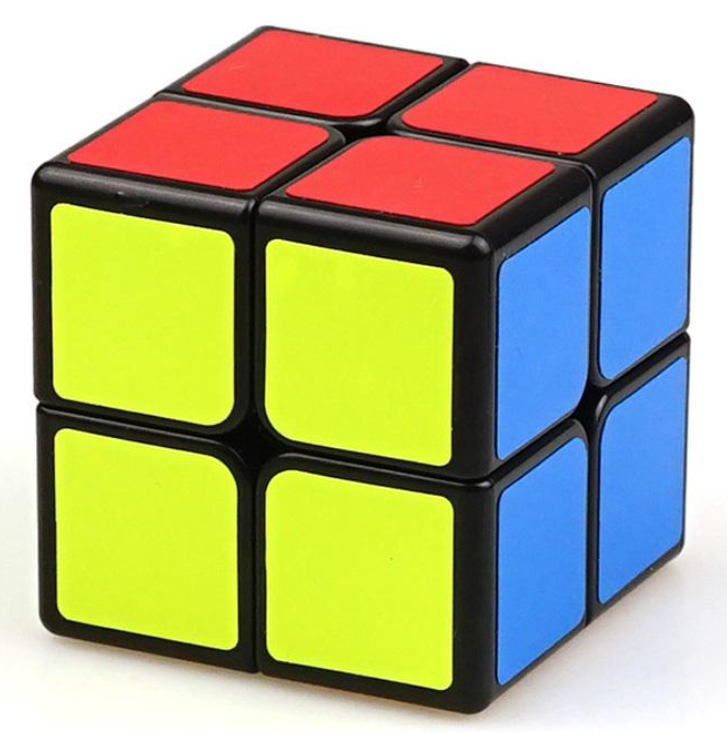 MoYu Meilong Kostka 2x2x2 černá s nálepkami