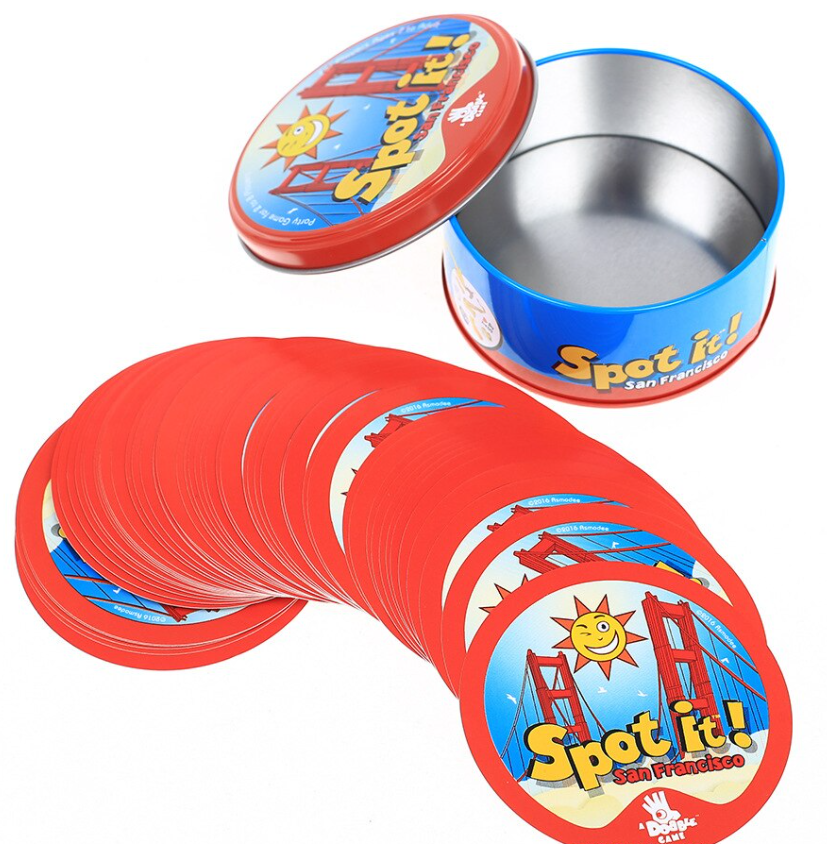 Dobble- Spot it! San Francisco, karetní hra