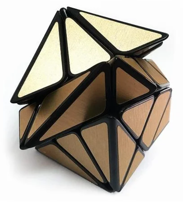 FanXin Axis Cube zlatá se stojánkem