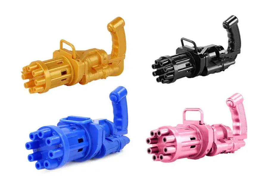 BUBBLE MACHINE modrá - kulomet na bubliny- ČERNÝ