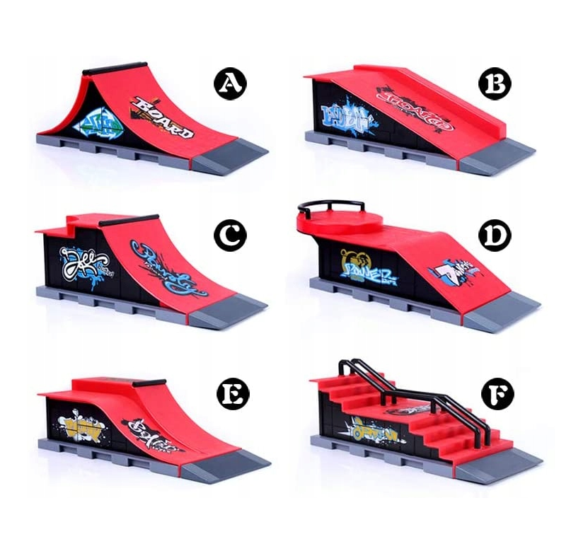 Fingerboard park A Prstový skateboard park stavebnice, rampa, skatepark