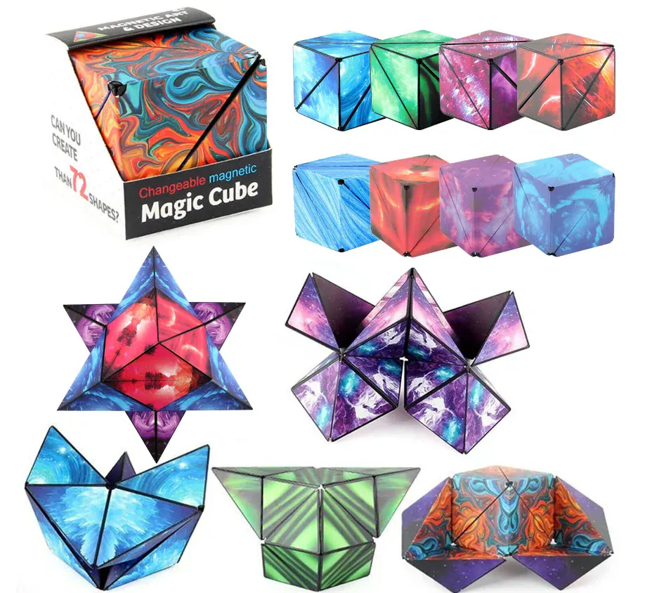 Magic Cube Fidget Magnetická kostka proti stresu