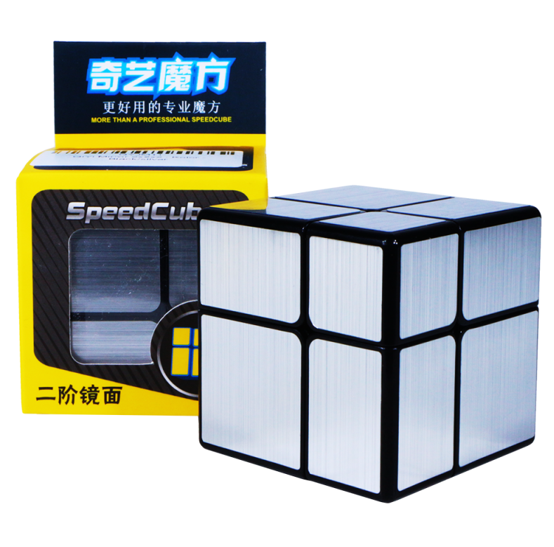 Mirror Cube QiYi 2x2 stříbrný