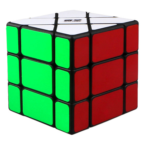 Kostka QiYi 3x3x3 Fisher černá