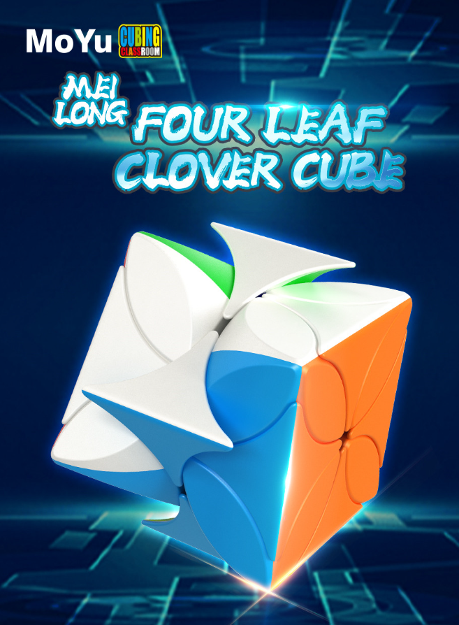MoYu MoFangJiaoShi Meilong 4 Leaf Clover Cube 6 colors
