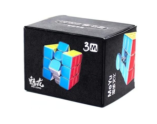 Kostka 3x3x3 MoYu MoFangJiaoShi Meilong Magnetic černá