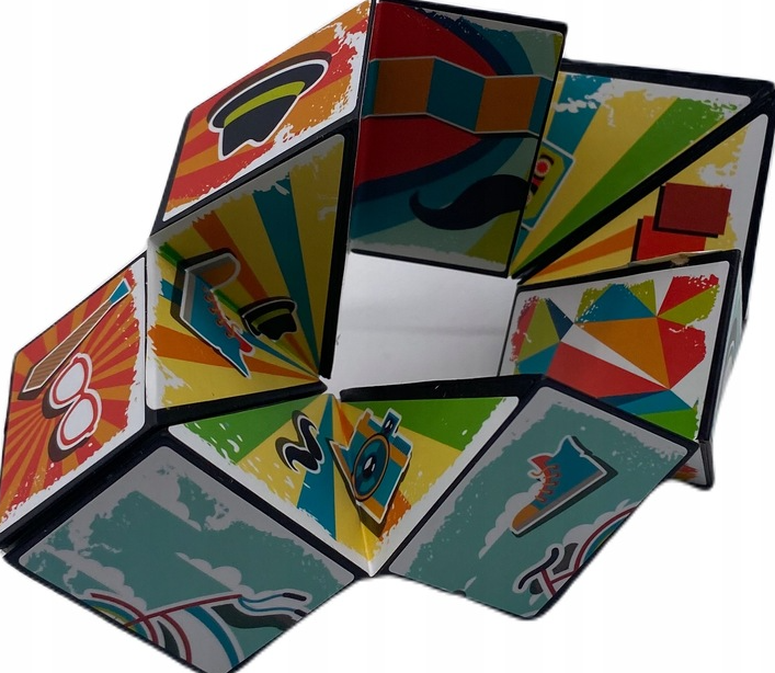 Geometric Magic Cube 3D Cube