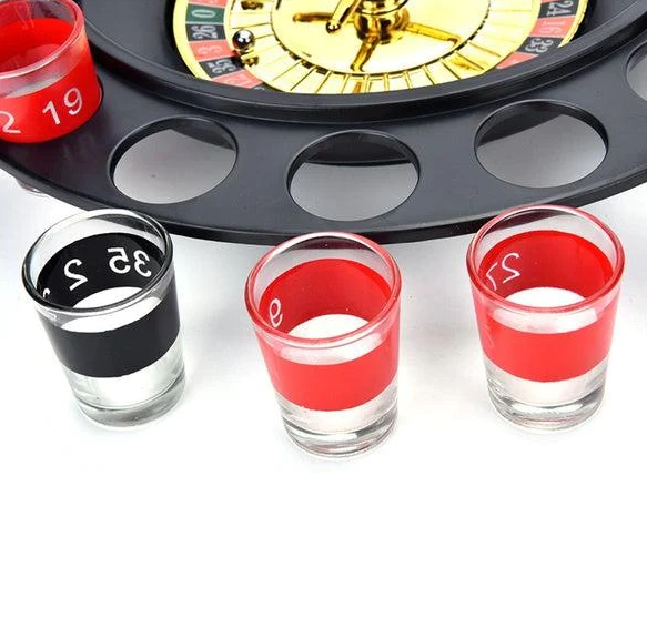 Párty ruleta se skleničkami