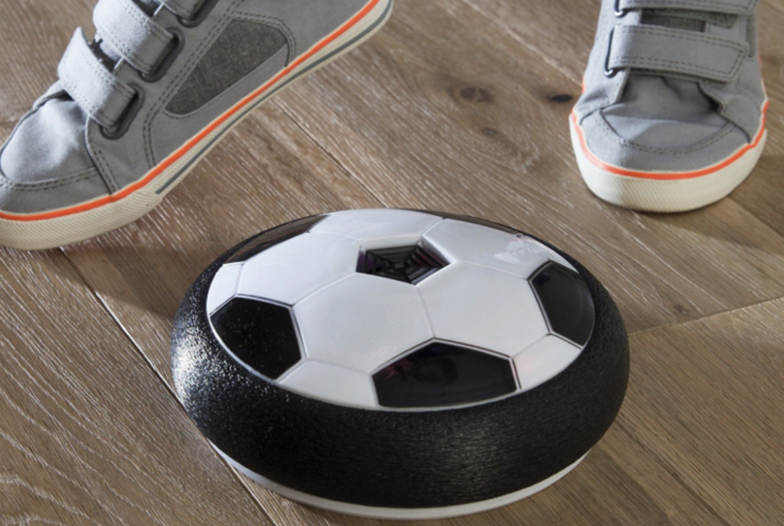 Hover Ball pozemní míč 11 cm se světlem a zvukem oranžový 