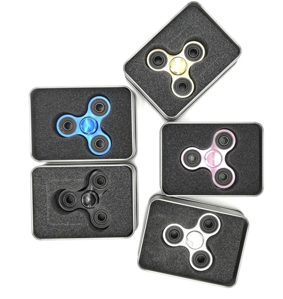 Sada kovový Fidget Spinner 5 ks
