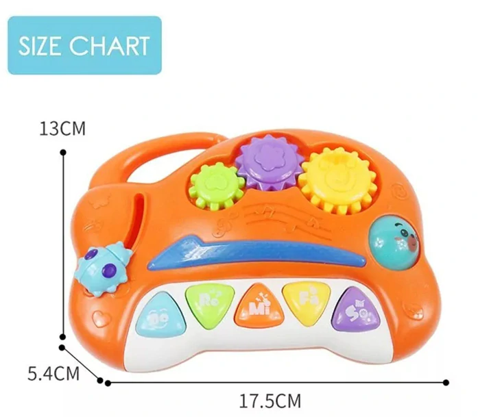 Hudební hračka Dětské piáno zelené