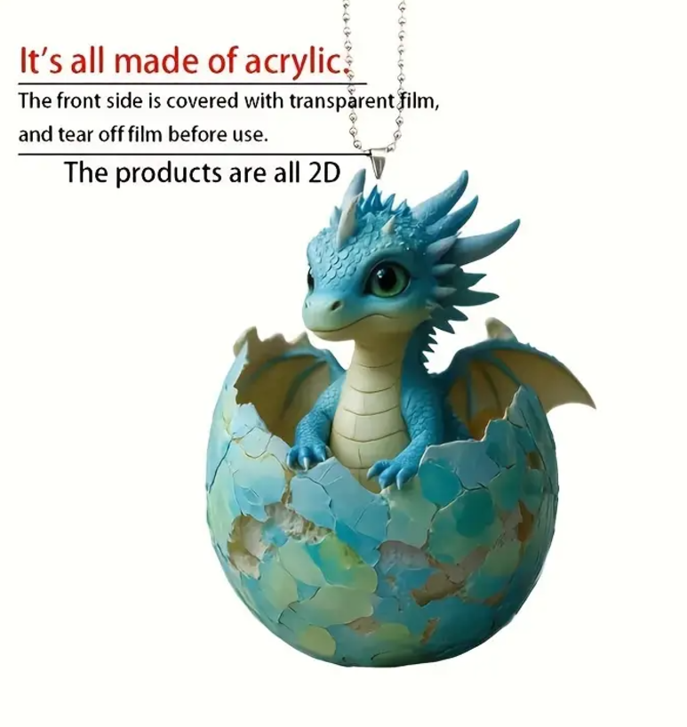 Malý dinosaurus, závěsná dekorace