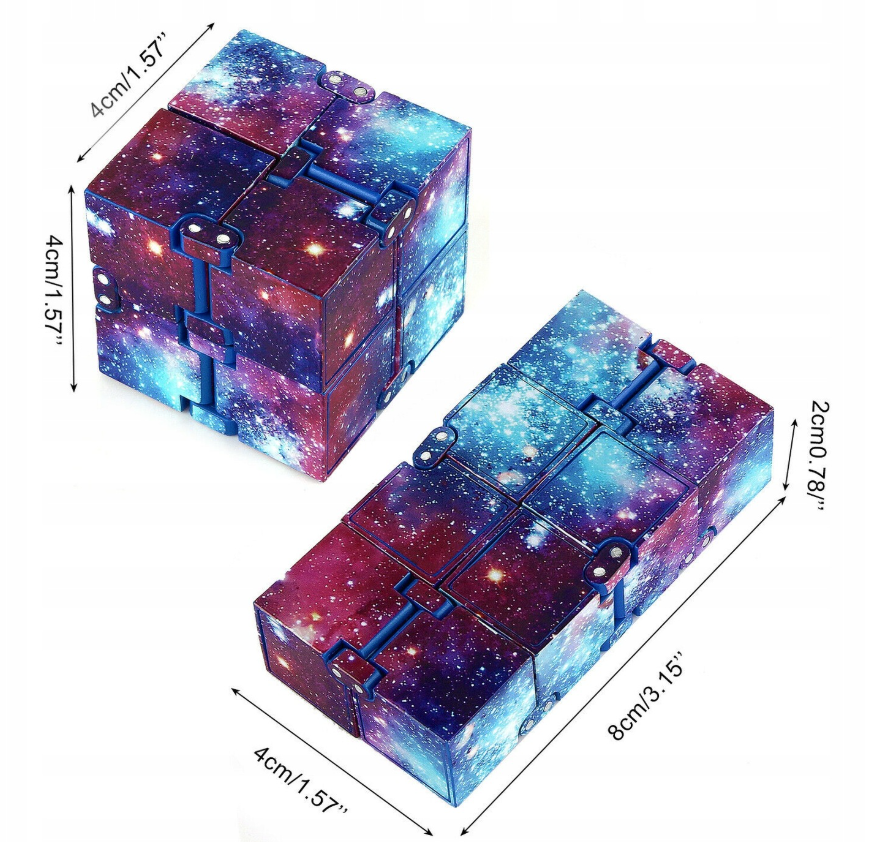 Infinity Cube Nekonečná kostka zlatá