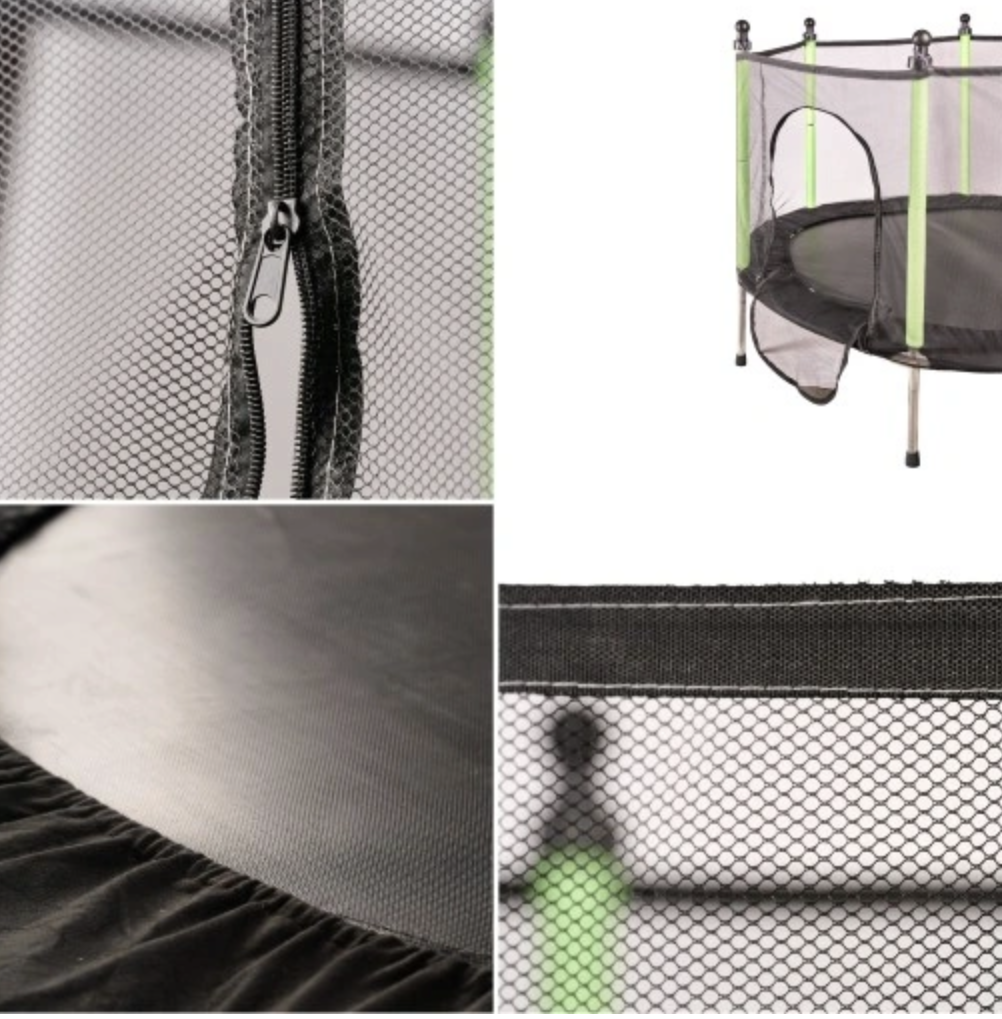 MALÁ ZAHRADNÍ TRAMPOLÍNA PRO DĚTI – STABILNÍ KONSTRUKCE + OCHRANNÁ SÍŤ
