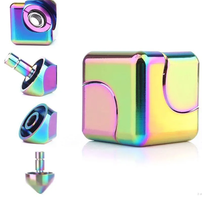 Fidget Spinner Cube červená