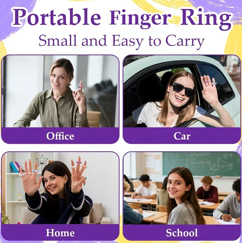 Smyslové akupunkturní prsteny 1 ks