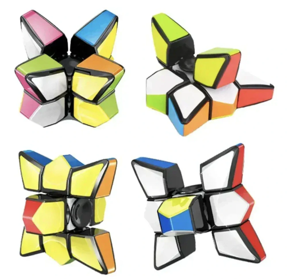 FIDGET SPINNER Cube Fanxin 1x3x3 černý