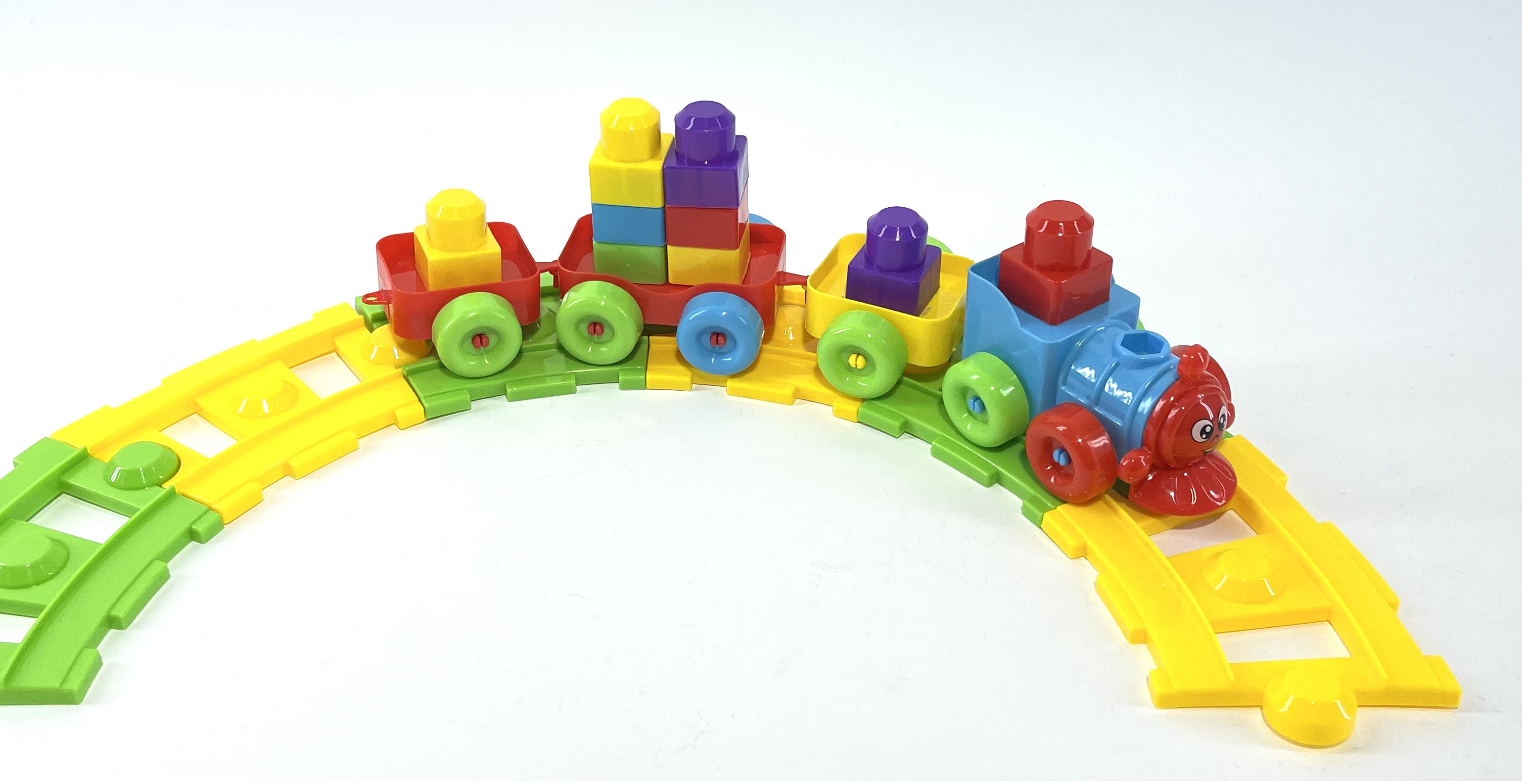 Vláčkodráha Blocks Train 59 dílů, stavebnice