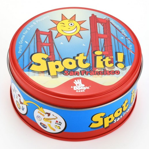 Dobble- Spot it! San Francisco, karetní hra