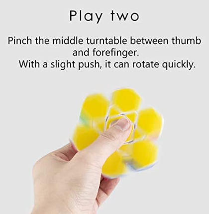 Square DianSheng 1x3x3 Spinner bílý