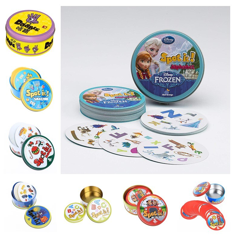 Dobble Spot it! Alphabet, Frozen- Ledové království