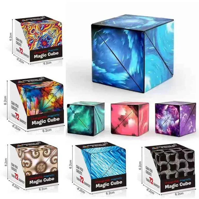 Magic Cube Fidget Magnetická kostka proti stresu