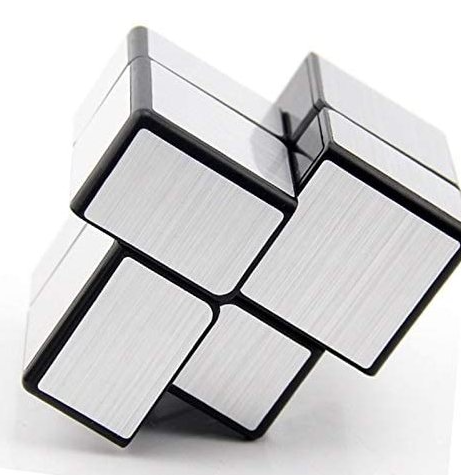 Mirror Cube QiYi 2x2 stříbrný