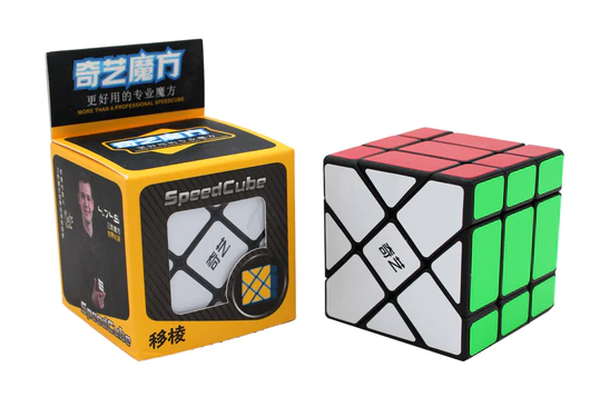 Kostka QiYi 3x3x3 Fisher černá