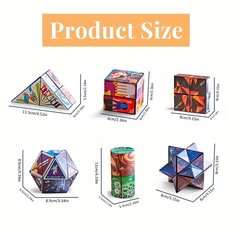 Geometric Magic Cube 3D Cube