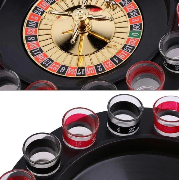 Párty ruleta se skleničkami