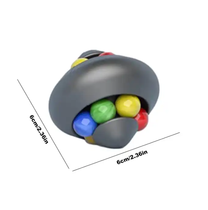 Marbles track, Rubik's Cube, antistresová hračka, bílá