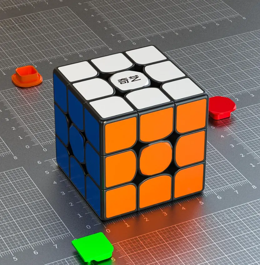 QiYi Kostka Qimeng V3 Speed Cube 3x3x3 černá