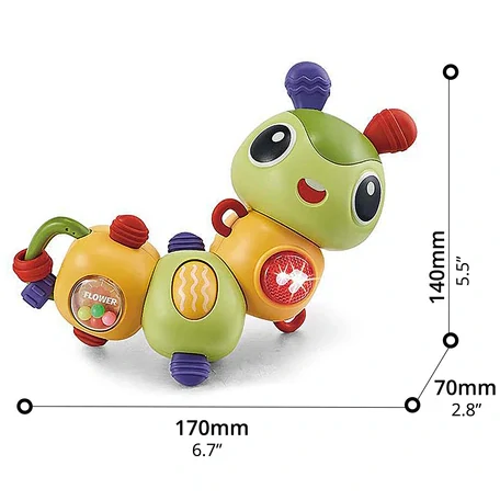 Hudební chrastítko Housenka pro batolata