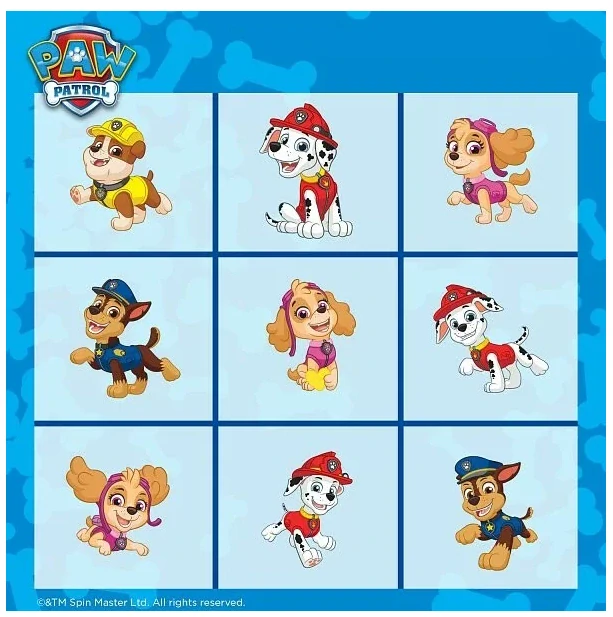 Paw Patrol, Bingo s razítky