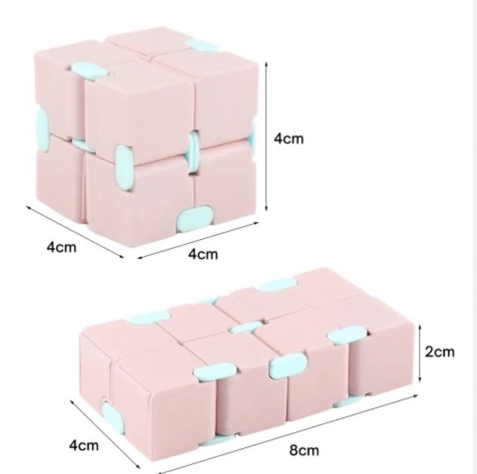 Infinity Cube Nekonečná kostka růžová