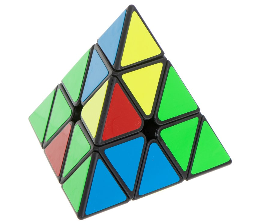 Rubikova kostka Pyramida MoYu černá