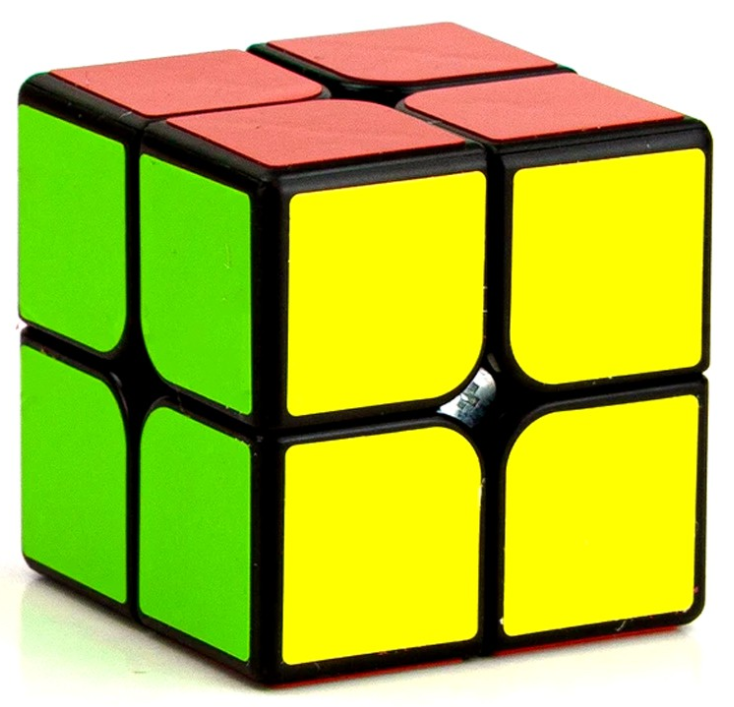 MoYu Meilong Kostka 2x2x2 černá s nálepkami