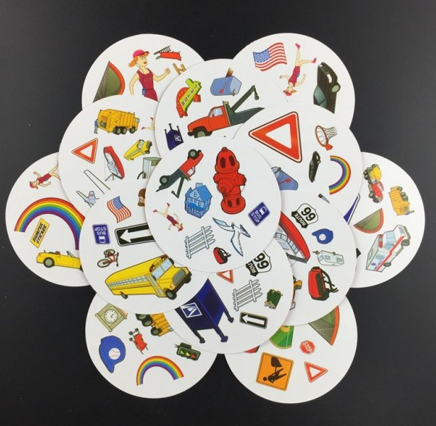 Dobble- Spot it! San Francisco, karetní hra