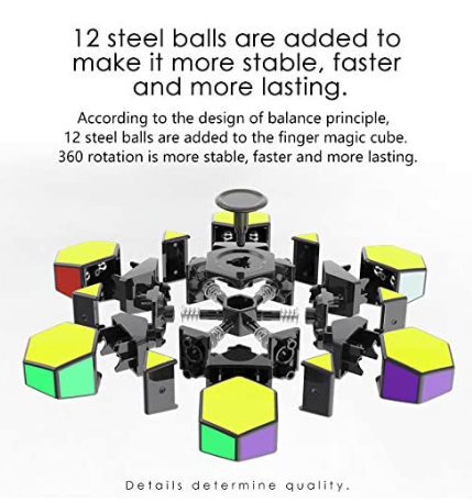 Square DianSheng 1x3x3 Spinner bílý